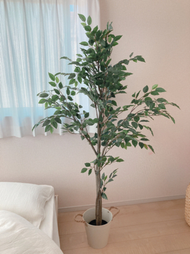観葉植物　フェイク　グリーン　鉢付き　150cm