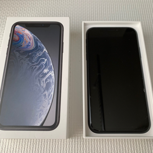 iPhone XR Black 64GB softbank SIMロック解除済