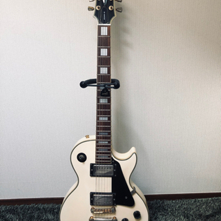 Gibson Epiphone レスポールエレキギター(ホワイト)の画像