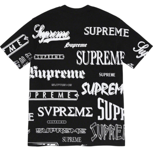 Supreme Multi Logo Black S/シュプリーム　マルチロゴ