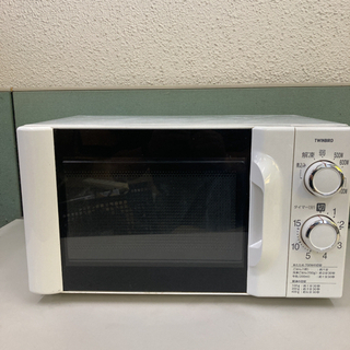 美品　ツインバード 電子レンジ　西日本専用　60Hz専用 ホワイ...