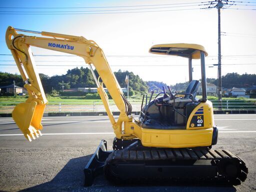 【T-0004】コマツ PC40MR-2 4トンクラス 4ウェイマルチ 全塗装済み ブレーカー配管 往復配管 ミニ油圧ショベル バックホー ユンボ 茨城県