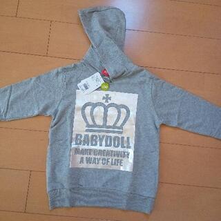 新品　箔プリント王冠パーカー150 ベビードールBABYDOLLベビド