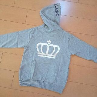 新品　箔プリント王冠パーカー150 ベビードールBABYDOLLベビドの画像