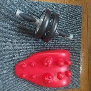 腹筋ローラー、背筋伸ばし