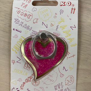 【💍スマホ落とさない】ももいろコインズ スマホリング ピンク