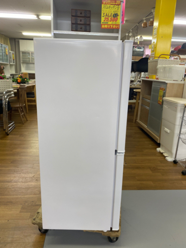 I348 YAMAZEN 2ドア冷蔵庫　2020年式　106L