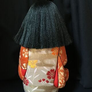 【木目込み人形・ガラスケース入】童女 お呼ばれ　/　三番叟の画像
