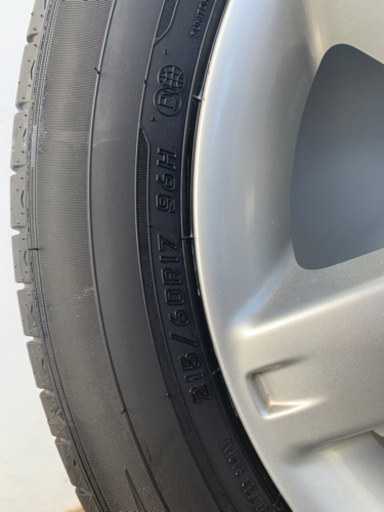 日産エクストレイル純正ホイールタイヤ　４本セット　ダンロップ　エナセーブRV505 215/60r17