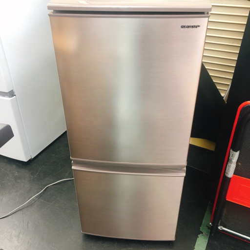 【動作品】SHARP シャープ ノンフロン冷凍冷蔵庫 SJ-D14E-N 2019年製