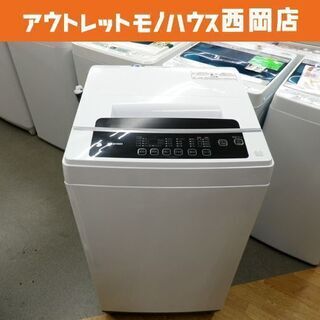 西岡店 洗濯機 6.0㎏ 2021年製 アイリスオーヤマ IAW-T602E ホワイト  