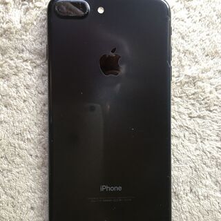 iphone７plus 256GB jetblack　SIMフリー　バッテリ９８％　美品の画像