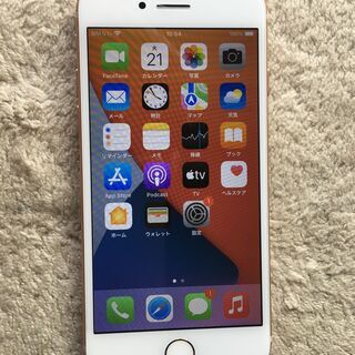 iphone８　64GB　 SIMフリー　バッテリ８５％　美品