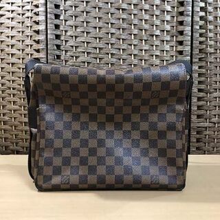 本物 ルイヴィトン ダミエ ナヴィグリオ ショルダーバッグ N45255 斜め