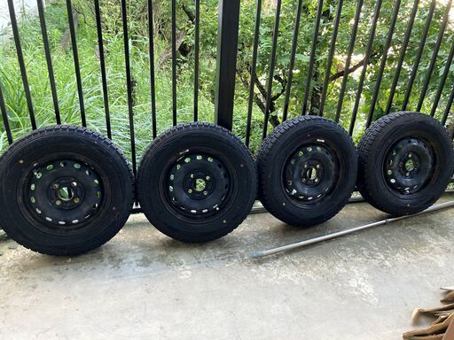 ホンダ純正ホイールキャップ付スチールホイール13×4.00B PCD100＆ダンロップ ウィンターマックス WM01 145/80R13 バリ山19年製 NBOX NWGN NONEなど 手渡し可