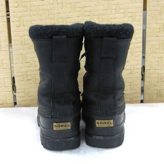 ソレル スノーブーツ ウィンターブーツ 冬靴 ビッグホーン US7 24-25cm インナー付 ブラック/黒 SOREL カナダ 札幌市手稲区の画像