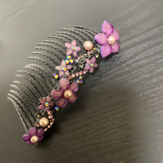 花柄髪留め値下げ