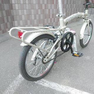 取引決定しました！整備点検済！防犯登録料込み。札幌市内配達無料中古16インチ折りたたみ自転車！の画像