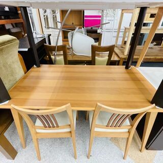 🌝珍しい１品！！ 日進木工 ダイニング４点セット ⭐定価￥208,000 ⭐ベンチシート🌝 の画像
