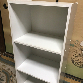 【取引中】3段カラーボックス 白の画像
