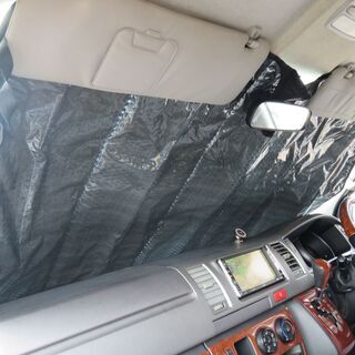 cretom(クレトム) ハイエース専用サンシェード SA-258 200系 レジアスエース フロント シェード バイザー 日よけ 遮光 断熱 凍結 目隠し 車中泊 サンシェードの画像