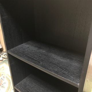 【取引中】3段 カラーボックス 黒の画像