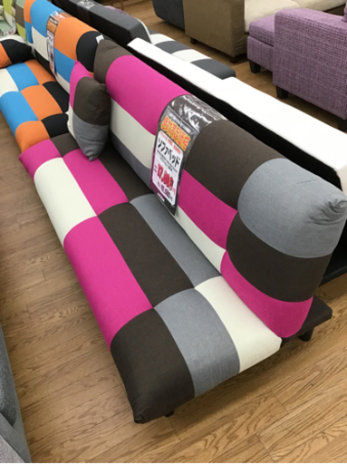 KI-130【ご来店頂ける方限定】絶対満足価格　ソファベッド　ピンク