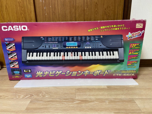 CASIO カシオ　電子キーボード　ピアノ ctk-660l