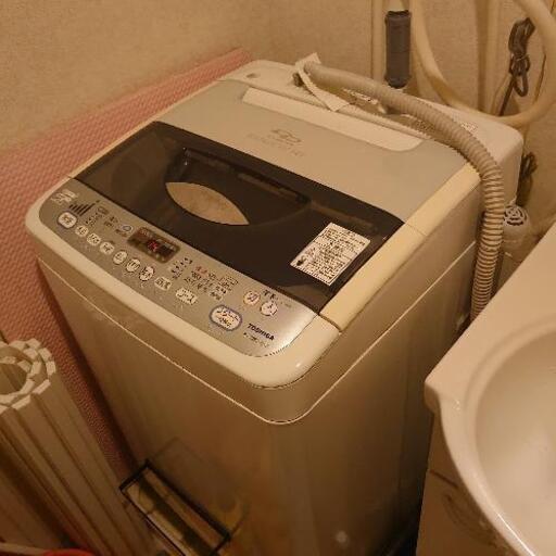 洗濯機6キロ洗い！インバーターで静か！