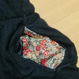 【組曲】【新品】 リバーシブルダウンベスト(リバティプリント)【未使用】の画像