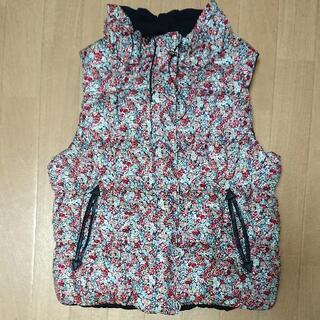 【組曲】【新品】 リバーシブルダウンベスト(リバティプリント)【未使用】の画像