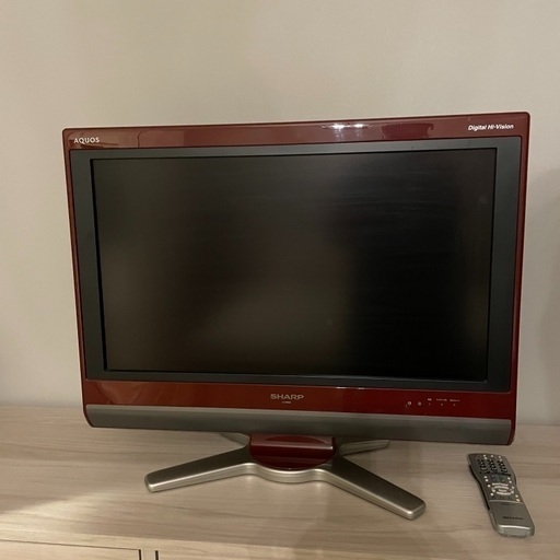 [お話中]SHARP AQUOSテレビ26インチ　リモコン付