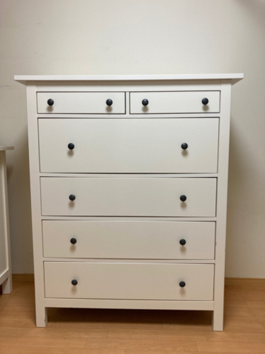 HEMNES ヘムネス チェスト（引き出し×6） ホワイトステイン