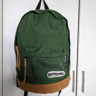 outdoor グリーン リュック