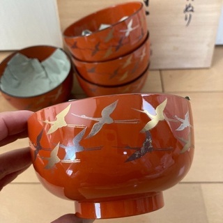お椀　会津塗り　新品の画像
