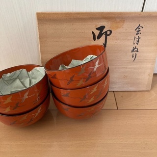 お椀　会津塗り　新品