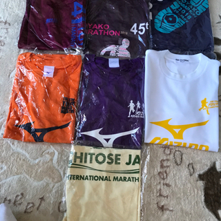 商談中。マラソン大会Tシャツいろいろ未使用品7枚