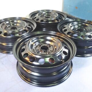 ☆新車☆トヨタ純正 15インチ【富山】アクア 純正 ヴィッツ パッソ カローラ フィールダー スペイド ポルテ タンク ルーミー 鉄 4本 15インチ 5.5Jの画像
