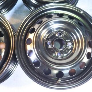 ☆新車☆トヨタ純正 15インチ【富山】アクア 純正 ヴィッツ パッソ カローラ フィールダー スペイド ポルテ タンク ルーミー 鉄 4本 15インチ 5.5Jの画像