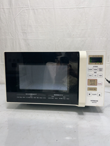 BGG1【動作品】日立電子レンジ HMR-FS182 ホワイト2019年製