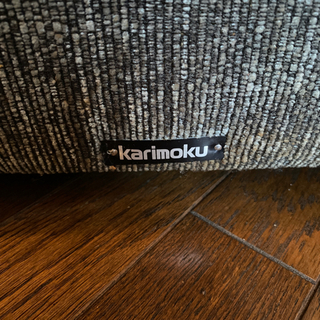 カリモク　布張り　ソファー　3客　①  【お引き取り予定決定済み】の画像