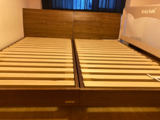 ベッドフレーム(シングル×2) フランスベッド