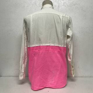⭕⭕⭕NY3/24 AD2001 COMME des GARCONS HOMME PLUS コムデギャルソン オムプリュス ピンク 切替 長袖シャツ⭕⭕⭕の画像
