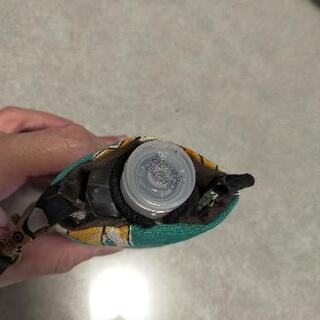 値下げ　ハンドメイド　ワンちゃん柄　A  ミニ消毒入れ手提げバッグ　ミニ消毒液ホルダーホルダーの画像