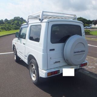 スズキ　ジムニー　希少な白のJA22型　車検も長く、すぐに乗れます！の画像
