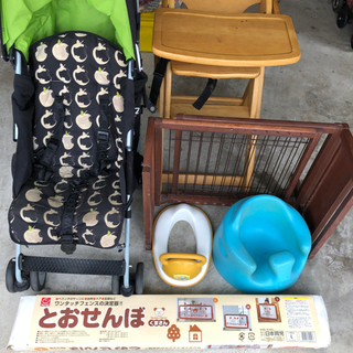 ベビーカー　とおせんぼ　お食事チェア　バンボ　補助便座　
