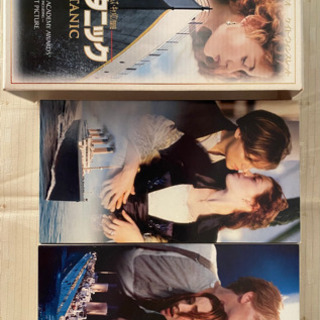 タイタニックなど定番洋画名作VHSビデオ3本を譲りします。の画像