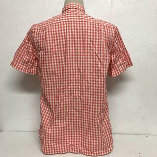 ⭕⭕⭕NY1/83 90s 希少 COMME des GARCONS SHIRT コムデギャルソンシャツ 刺繍入り ギンガムチェック 半袖シャツ メンズ L サイズ⭕⭕⭕の画像