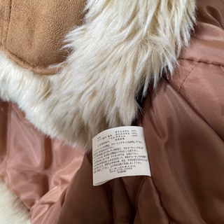 取引中★美品★Mc.Sister★ブランド★ファー付きフード★ベスト★キャメル★ティーン★女子の画像