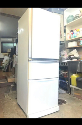 三菱 3ドア冷凍冷蔵庫【自動製氷機能付き】